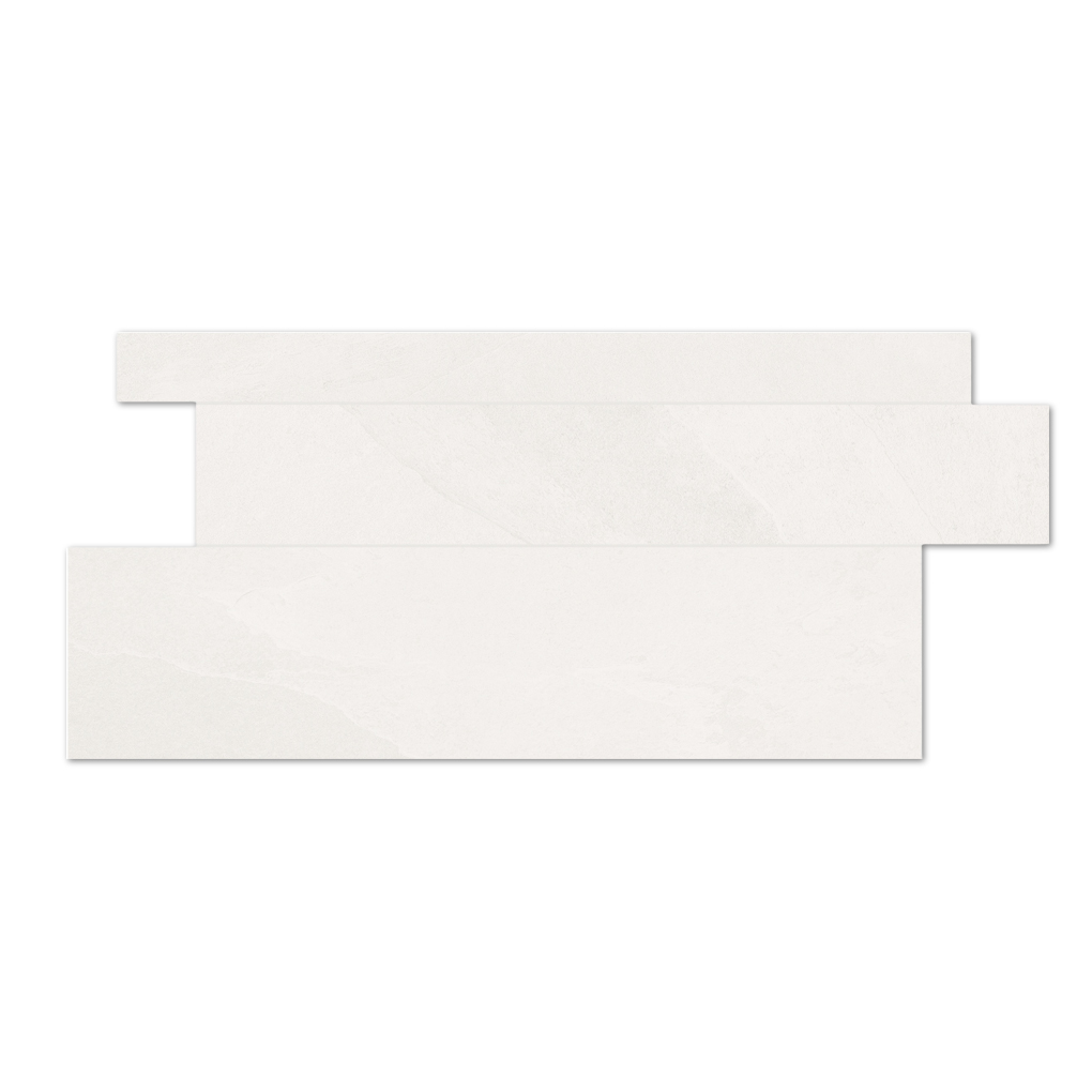 Unicom Starker Brazilian Slate Oxford White Plank 30x60cm